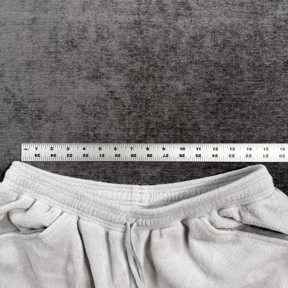 Vintage‎ Adidas Gray Fleece Sweatpants Men's Size Large Elastic Waistband Soft